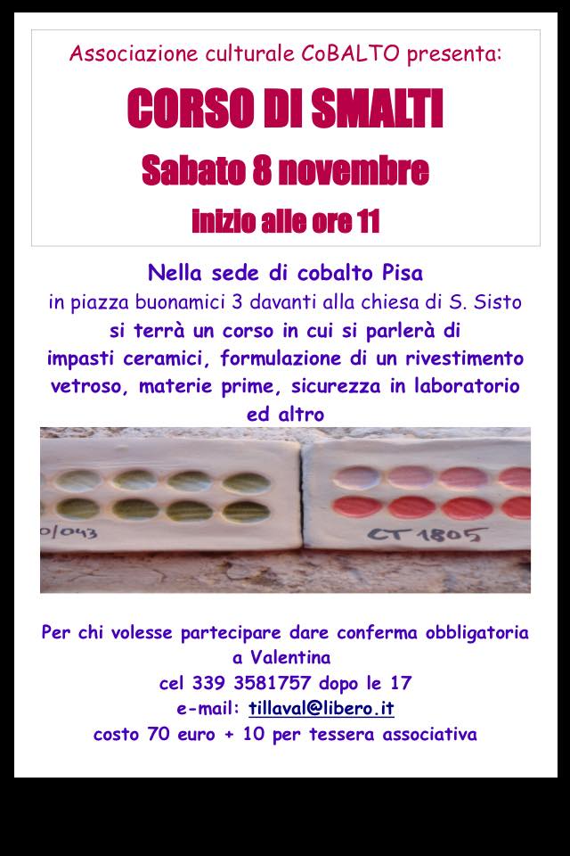 Corso smalti Pisa 8 nov 14